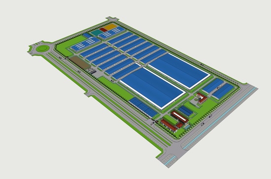Dự Án Nhà Máy Sợi Màu Brotex - KCN Phước Đông - Tây Ninh